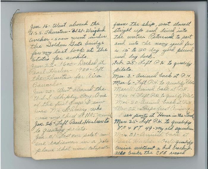 USS Shipley Bay JB Cody Journal